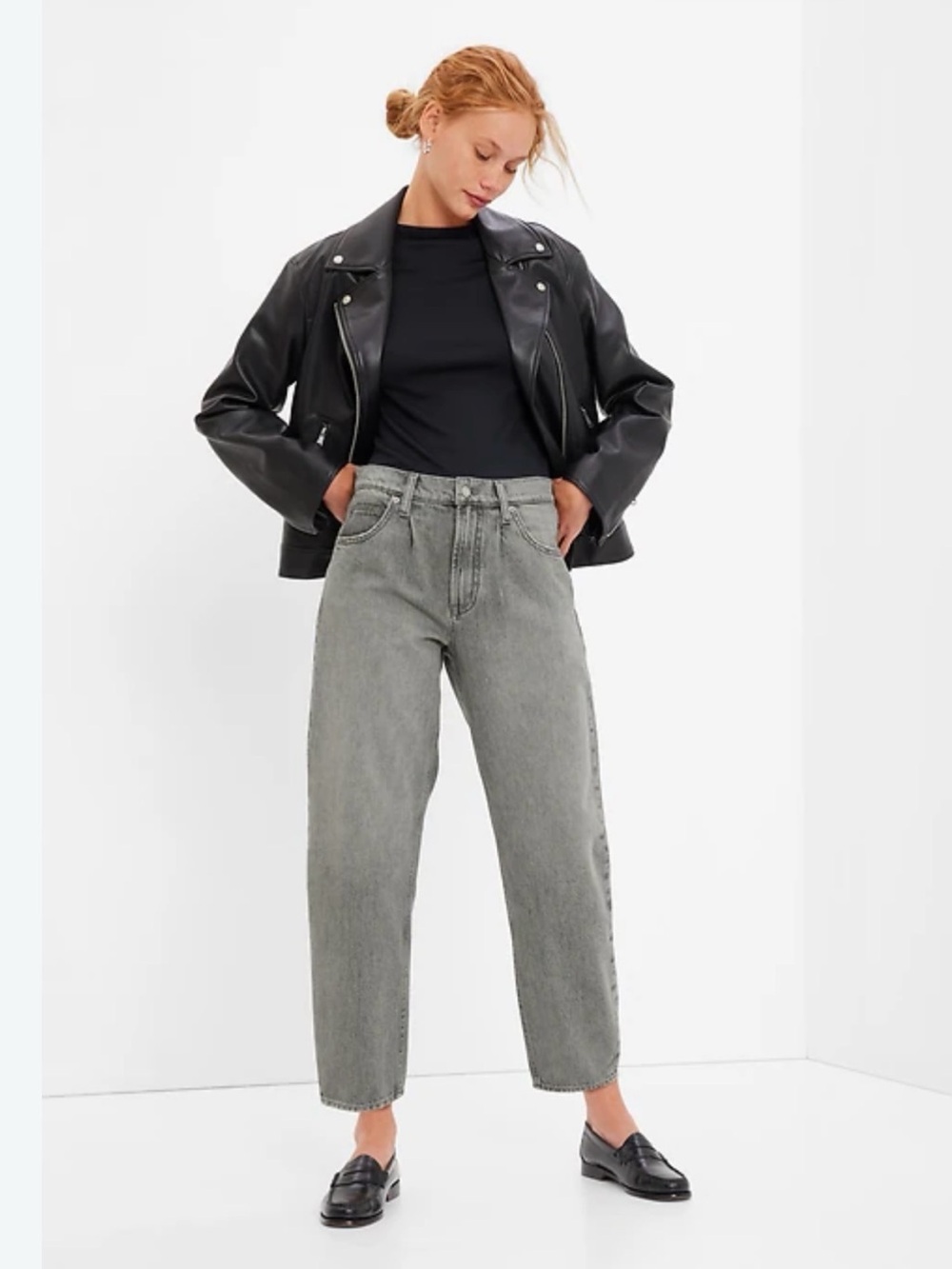 GAP barrel Jean high rise 31L